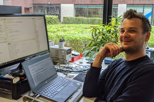 Meet the team: Michiel, embedded engineer at Swimtraxx.